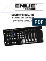 Venue by Proline Control16 Manual