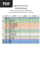 UPSC Exam Preparations 2012