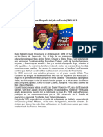 BIOGRAFIA DE HUGO CHAVEZ