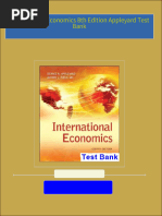 Download full International Economics 8th Edition Appleyard Test Bank all chapters