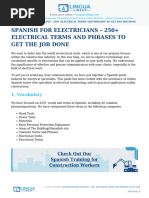 Spanish for Electricians &#8211; 250+ Electrical Terms and Phrases to Get the Job Done