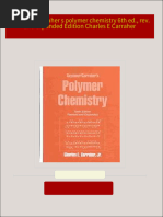 Seymour Carraher s polymer chemistry 6th ed., rev. and expanded Edition Charles E Carraher 2024 scribd download