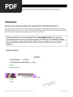 PSBTE DIPLOMA Electronics and Communication Engineering CHEM Solved Question Pap