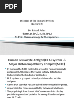 Diseases of the Immune System (Lecture 2)