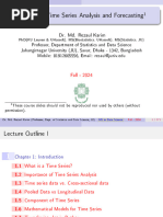 Time Series Analysis and Forecasting