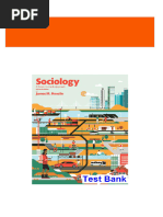 Free Access to Sociology A Down to Earth Approach 13th Edition Henslin Test Bank Chapter Answers