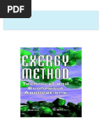 Full Download Exergy Method Technical And Ecological Applications Jan Szargut PDF DOCX