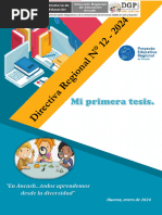 12. DIRECTIVA REGIONAL N° 12 - 2024  MI PRIMERA TESIS