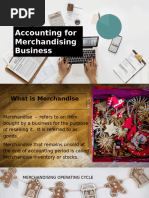 Accounting for Merchandising Business