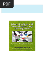 Instant Download Advancing Nonprofit Stewardship Through Self Regulation Translating Principles into Practice 1st Edition Christopher Corbett PDF All Chapters