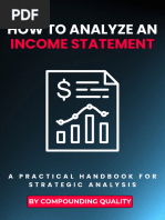 HOW TO ANALYZE AN INCOIME STATEMENT