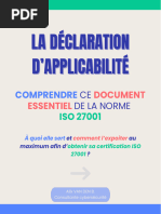 Déclaration d'applicabilité ISO 27001 - Alix VDB