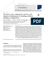 silkens et al 2023 - the time is now - making the case for a uk registry of deployment of radiology artificial intelligence applications