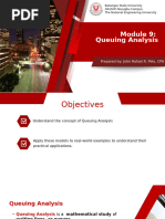 Module 9- Queuing Analysis