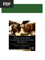 Practicing Communication Ethics Paula S. Tompkins 2024 Scribd Download