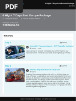 6 Night 7 Days East Europe Package 