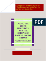 [Ebooks PDF] download Marx the Young Hegelians and the Origins of Radical Social Theory Dethroning the Self 1st Edition Warren Breckman full chapters