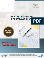 Sample Paper- Class 11th