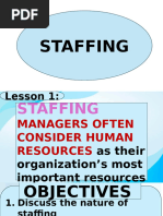 Staffing