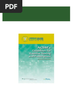 ACSM's Guidelines for Exercise Testing and Prescription 8th Edition BHARGAV all chapter instant download