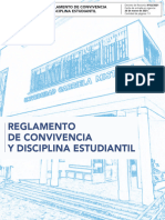 Reglamento de convivencia y disciplina estudiantil