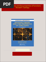 Measure theory and fine properties of functions Ronald F. Gariepy All Chapters Instant Download