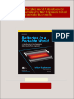 Immediate download Batteries In A Portable World A Handbook On Rechargeable Batteries For Non Engineers 3rd ed Edition Isidor Buchmann ebooks 2024