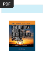 PDF Computational Methods for Electric Power Systems 2nd Edition Mariesa L. Crow download