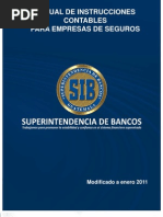 Manual de Instrucciones Contables para Empresas de Seguros