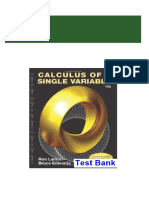 Complete Answer Guide for Calculus of a Single Variable 10th Edition Larson Test Bank