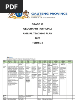 Grade 10 Official GDE ATP 2025 Geography