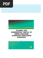 Get Economy and Demographic Profile of Urban Rajasthan Eighteenth Nineteenth Centuries 1st Edition Jibraeil PDF ebook with Full Chapters Now