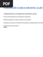 Prueba Excel Intermedio - FCICN