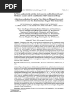 In-Vitro Antibacterial Activity of Excoecaria Coch