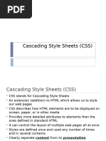 Chapter 2 Cascade Style Sheet CSS  AAU Sem II 2014