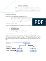 CODING SCHEMES-digital electronics SWE L1