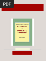 Instant Access to The Teachers Writers Handbook of Poetic Forms 2nd Edition Ron Padgett ebook Full Chapters