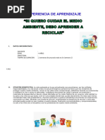 4 AÑOS EXPERIENCIA MEDIO AMBIENTE