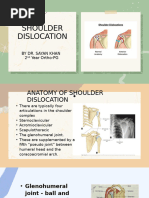 SHOULDER DISLOCATION FINAL PRESENTATION