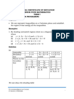 #04 LINEAR PROGRAMING