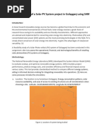 Feasibility Study of a Solar power station Using SAM