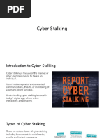 Cyber Stalking