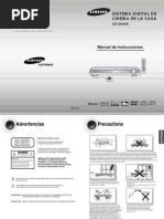 Manual de Operacion Teatro Samsung HT Ds490