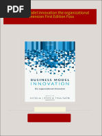 Full download Business model innovation the organizational dimension First Edition Foss pdf docx