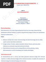 UNIT 4  Electrochemistry