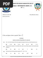1.QP- Class-X.Basic MathCommon Board..2022