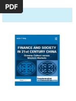 Immediate download Finance and Society in 21st Century China Chinese Culture Versus Western Markets 1st Edition Junie T. Tong ebooks 2024