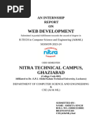 Internship report format (AIML)[1]