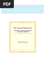 Full Download The Age of Innocence Webster s Chinese Simplified Thesaurus Edition Edith Wharton PDF DOCX