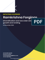 Ramkrishna Forgings - Initiating Coverage - 04 Nov 24